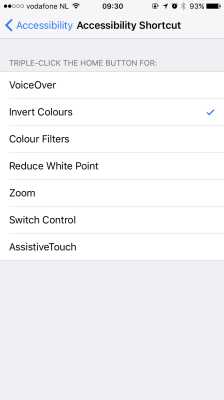 iPhone accessibility setting